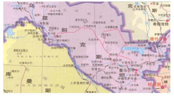 花剌子模帝国大概地理位置 花剌子模帝国大概地理位置